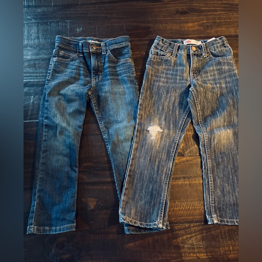 Boys 2PC Levi’s and Wrangler Jeans BUNDLE 5